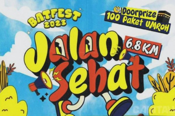 Panitia Batfest 2023 Targetkan Minimal 10 Ribu Peserta Jalan Sehat dengan Doorprize 100 Paket Umrah