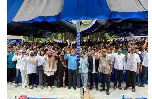Ratusan Warga dari 18 Desa di Kusan Tengah Tanbu Antusias Temui H Sudian Noor, Sampaikan Aspirasi