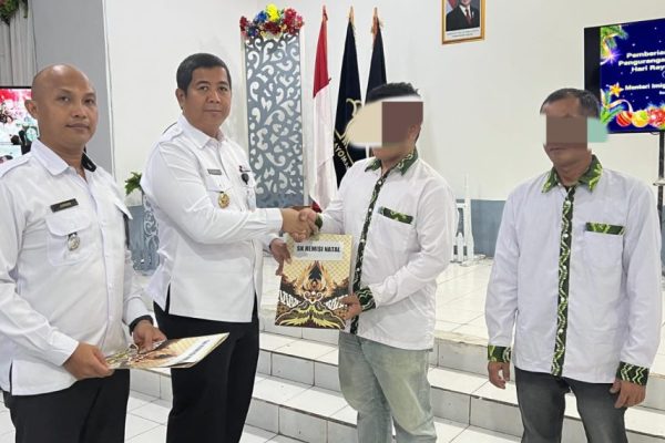 12 Warga Binaan Lapas Kotabaru Dapatkan Remisi Spesial di Momen Natal