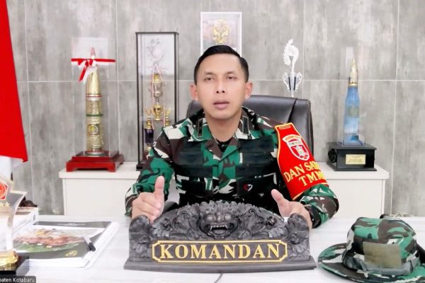 Dandim 1004 kotabaru Talksho bersama Inews TV dan Sindonews,mengenai kesiapan TMMD Di desa Talusi