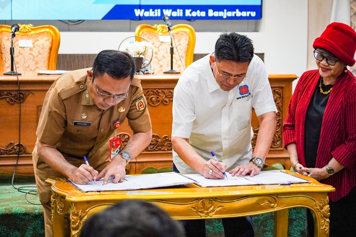 Rakor Pimpinan SKPD Banjarbaru Bahas Arah Pembangunan, Disertai Serah Terima Lahan Pemakaman dari REI Kalsel