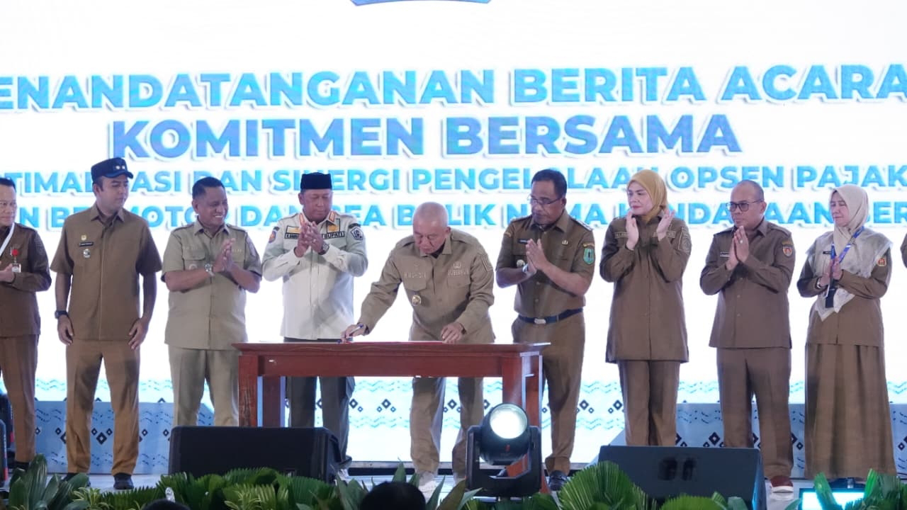 Pemkab Tanah Bumbu Hadiri Puncak Gebyar Pajak Kendaraan Bermotor 2025 di Banjarbaru