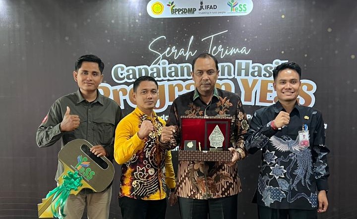 Program YESS Perkuat Pertanian Milenial, Pemkab Tanah Bumbu Terima Serah Terima Hasil Program