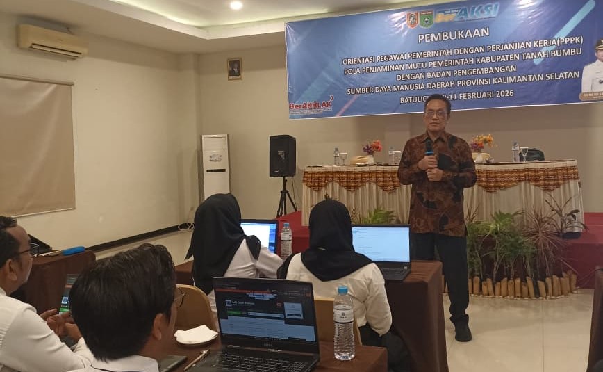 80 PPPK Tanah Bumbu Ikuti Orientasi Penguatan Kapasitas di Batulicin