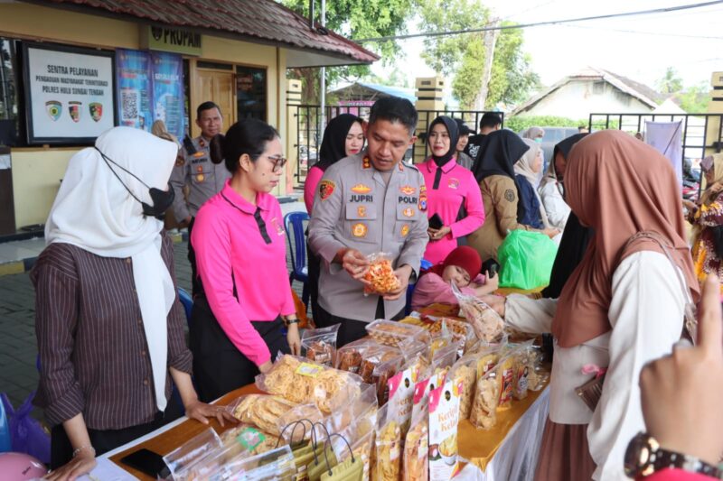 Jelang Idul Fitri, Polres HST Bersama Pemkab Adakan Pasar Murah