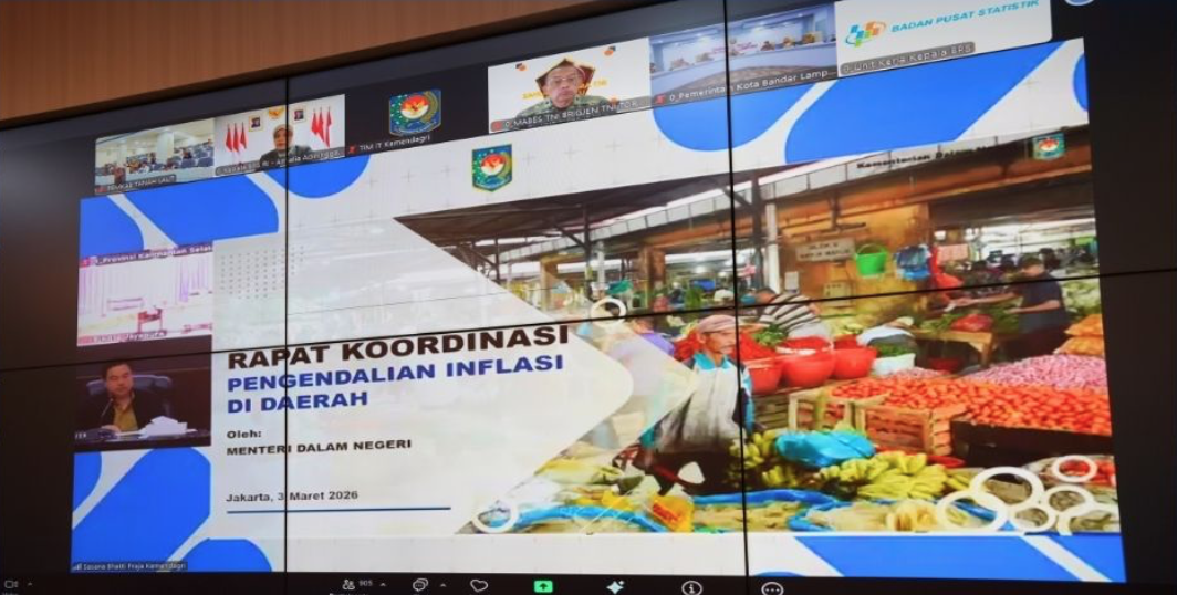 Rakor Daring, Pemkab Tanah Laut Siap Perkuat Pengendalian Inflasi dan Produk Halal