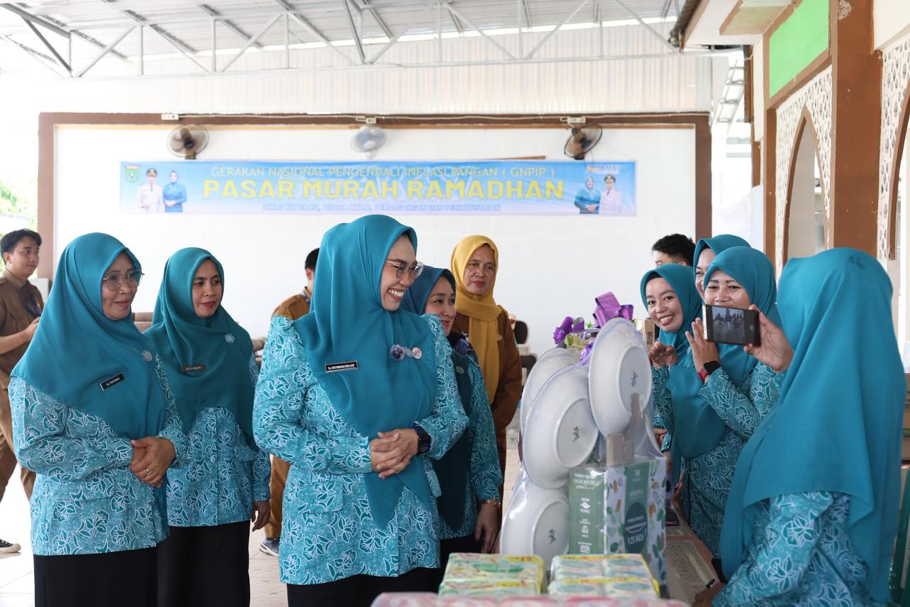 Pasar Murah Ramadan Digelar di Desa Hidayah Makmur, Warga Antusias