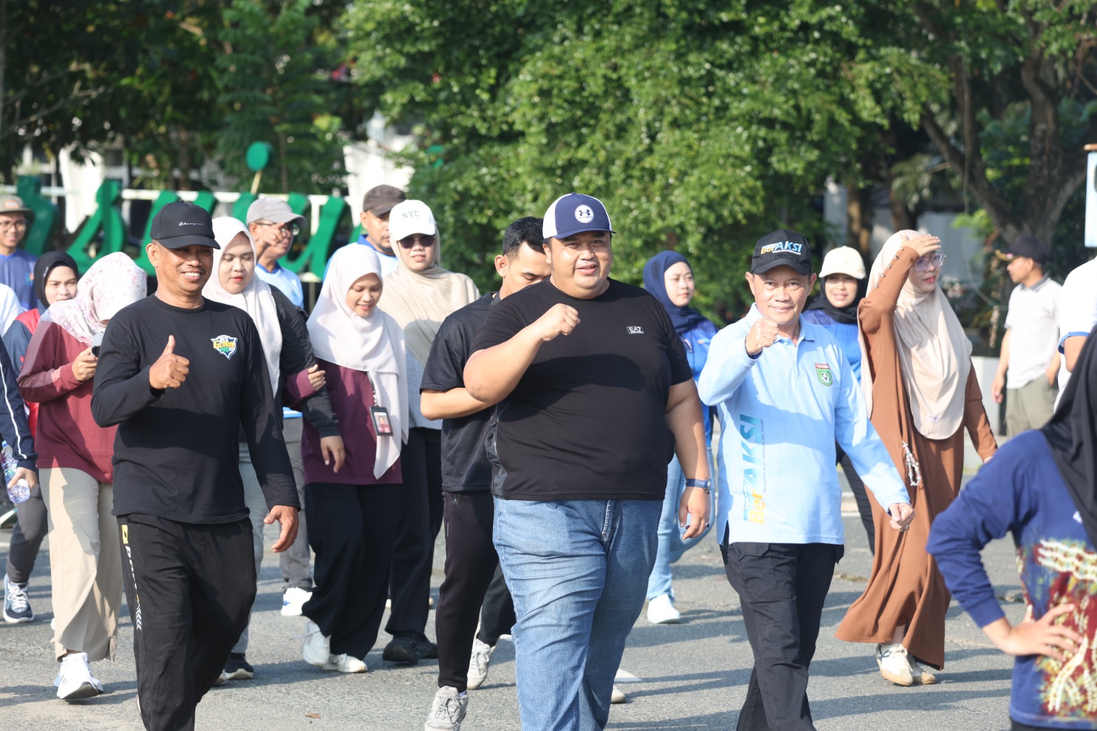 ASN Tanah Bumbu Semarakkan Jalan Sehat, Lingkungan Bersih Jadi Prioritas