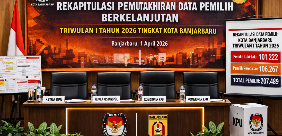 Kesbangpol dan KPU Banjarbaru Perkuat Akurasi Data Pemilih 2026