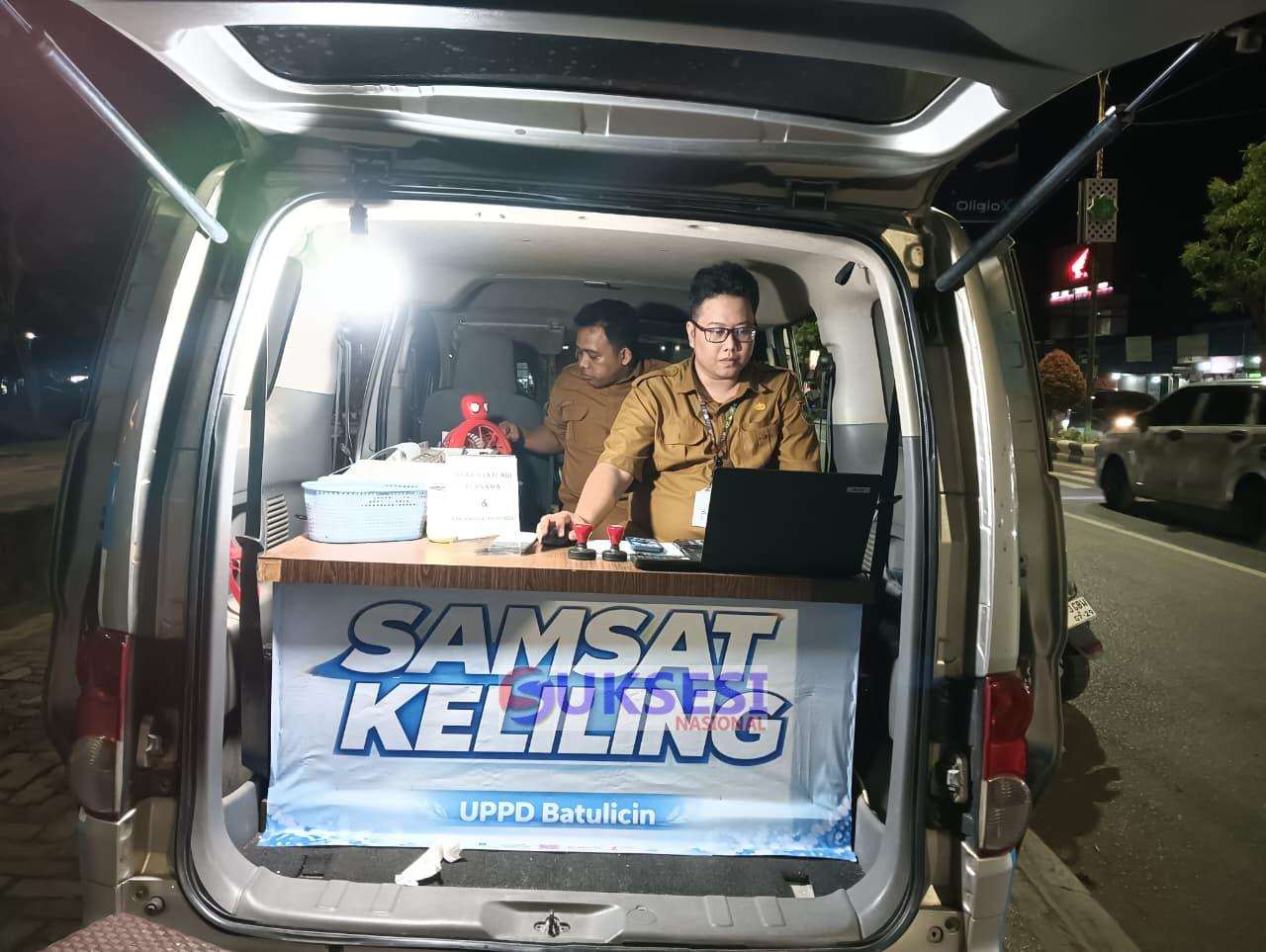 Permudah Layanan, UPPD Batulicin Hadirkan Samsat Keliling di Pasar Minggu