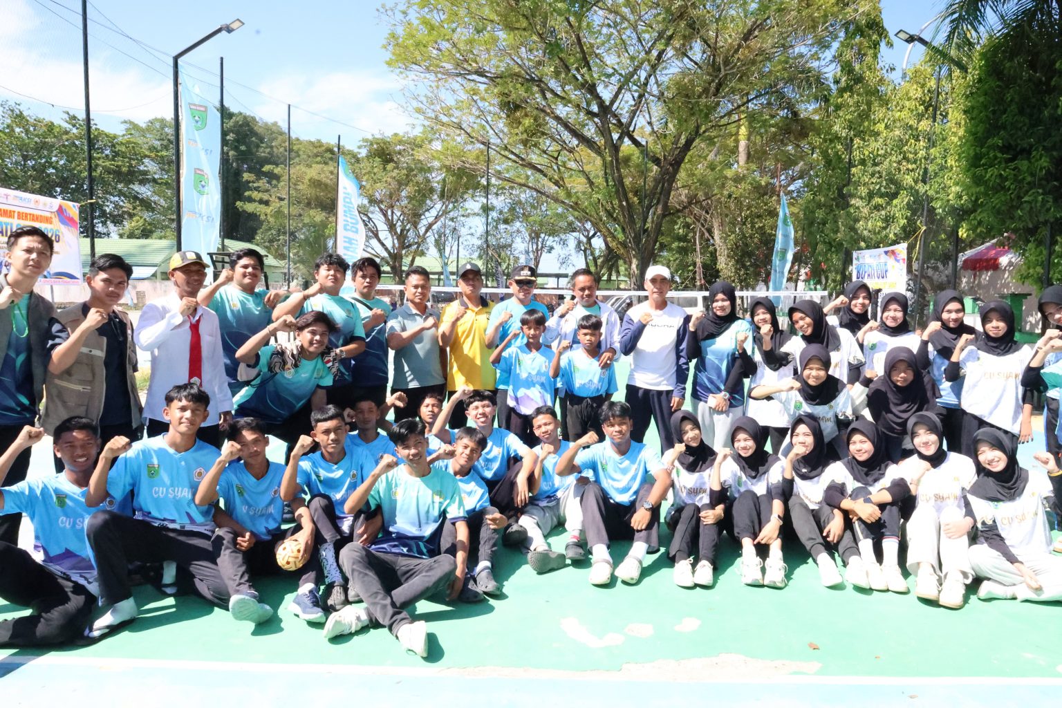 Ajang Pembinaan Atlet, Sepak Takraw Bupati Cup Tanbu Diikuti Puluhan Tim