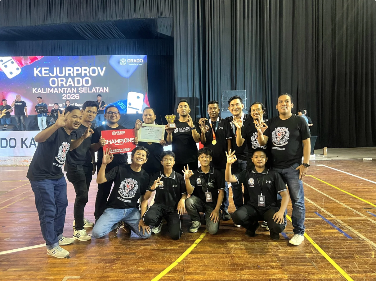 Dominasi Tanah Bumbu, Ijun/Hasef Antar ORADO Juara Domino Kalsel 2026
