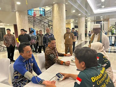 Jaga Produktivitas, ASN Kotabaru Jalani Cek Kesehatan Gratis