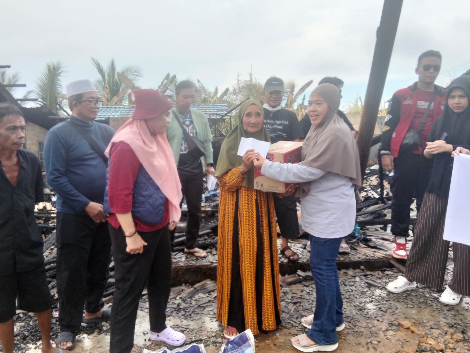 Wujud Solidaritas, GEBRAKSI Bantu Korban Kebakaran di Kotabaru
