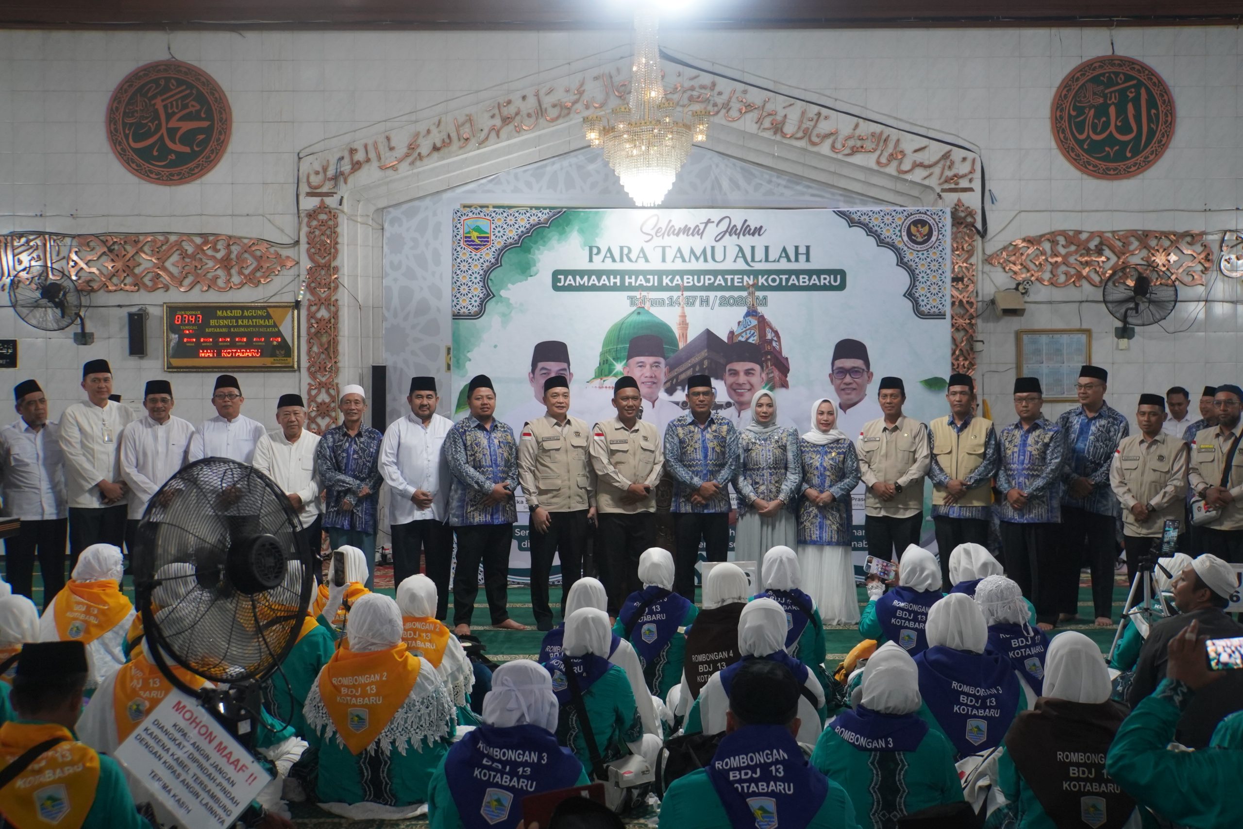 Wabup Syairi Mukhlis Lepas Ratusan Jamaah Haji Kotabaru