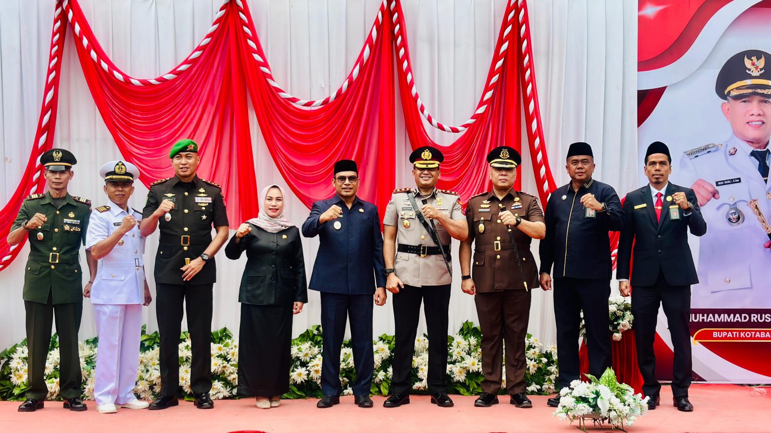 Pemkab Kotabaru Gelar Upacara Harkitnas dan HUT ALRI Divisi IV