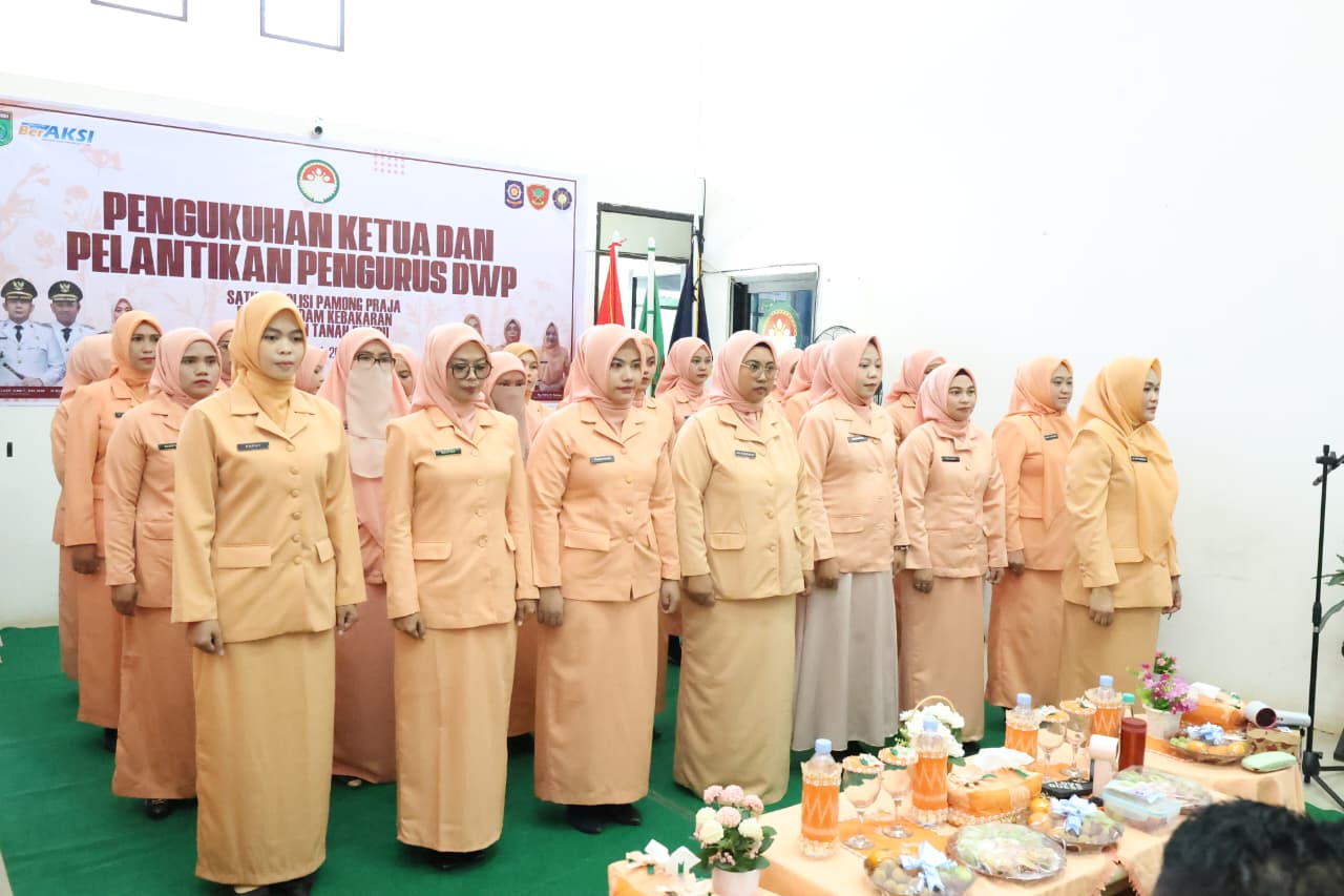 DWP Satpol PP Tanbu Resmi Dikukuhkan, Siap Dukung Pembangunan Daerah