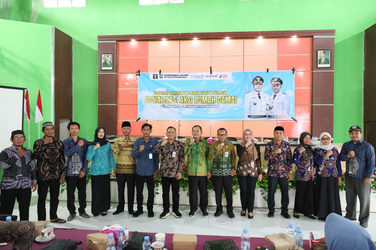 Aksi Rumah Damai Jadi Langkah Pemkab Tanbu Perkuat Persatuan Desa