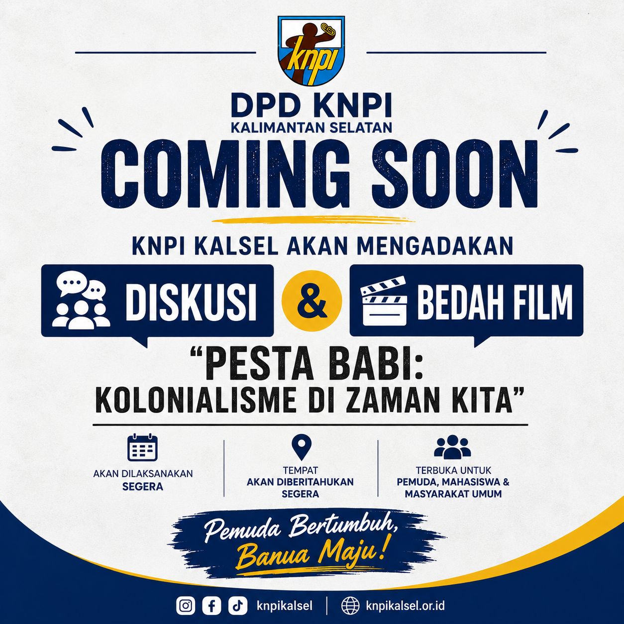 KNPI Kalsel Dorong Ruang Diskusi Edukatif Lewat Bedah Film Dokumenter