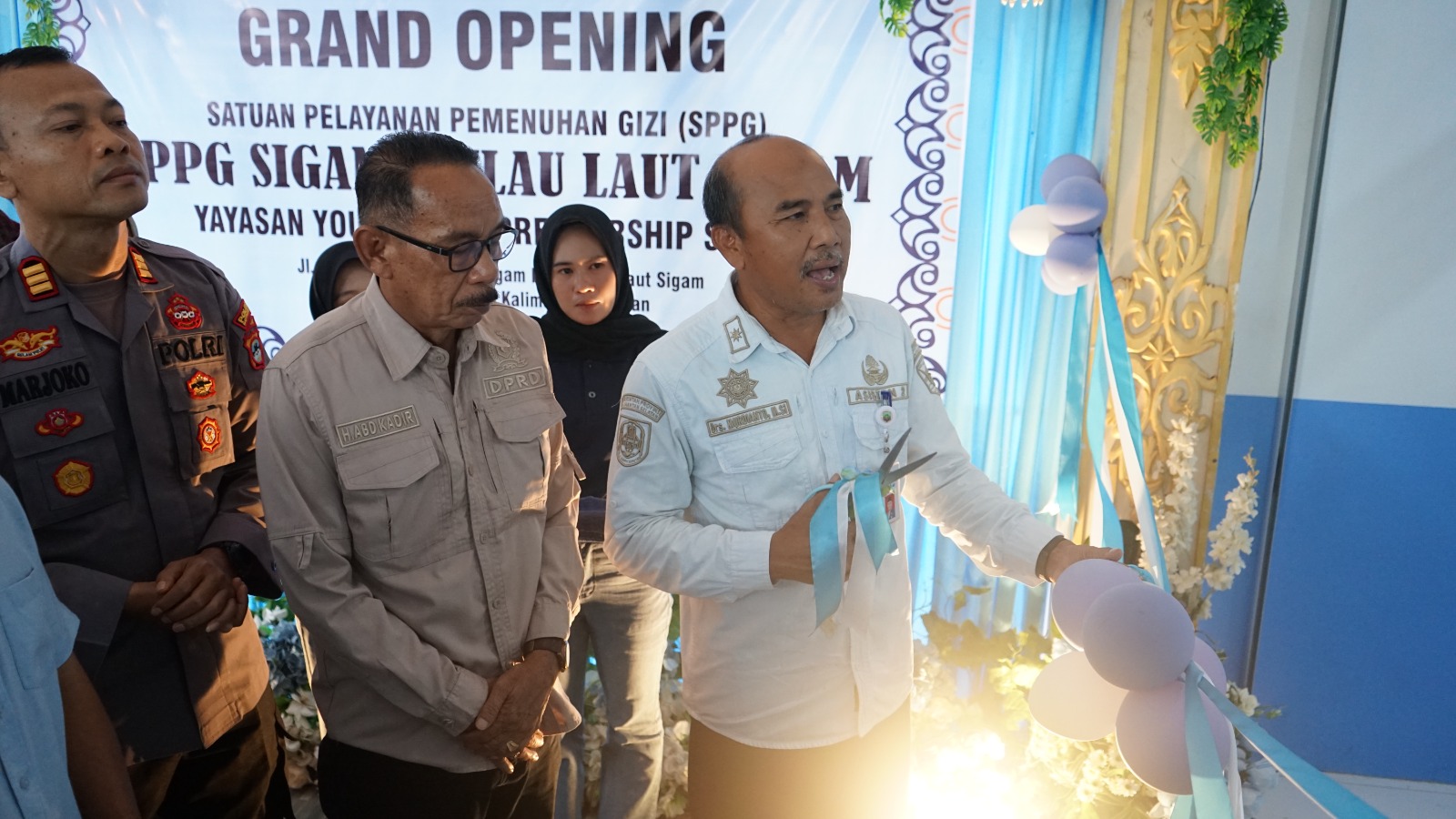 MBG Resmi Diluncurkan di Pulau Laut Sigam, Kotabaru Perkuat Pemenuhan Gizi Anak