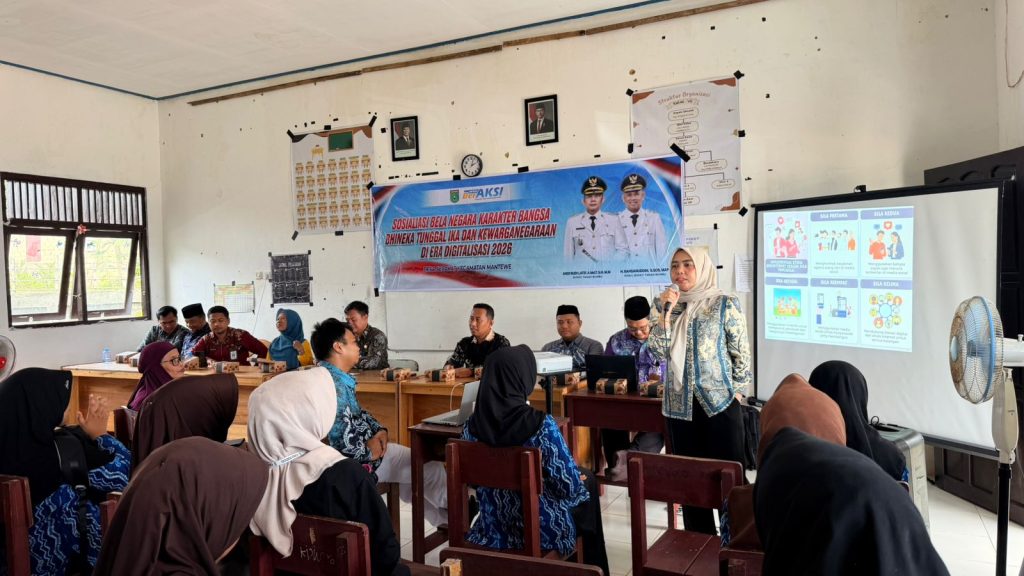 Pelajar Mantewe Dibekali Literasi Digital dan Semangat Bhinneka Tunggal Ika