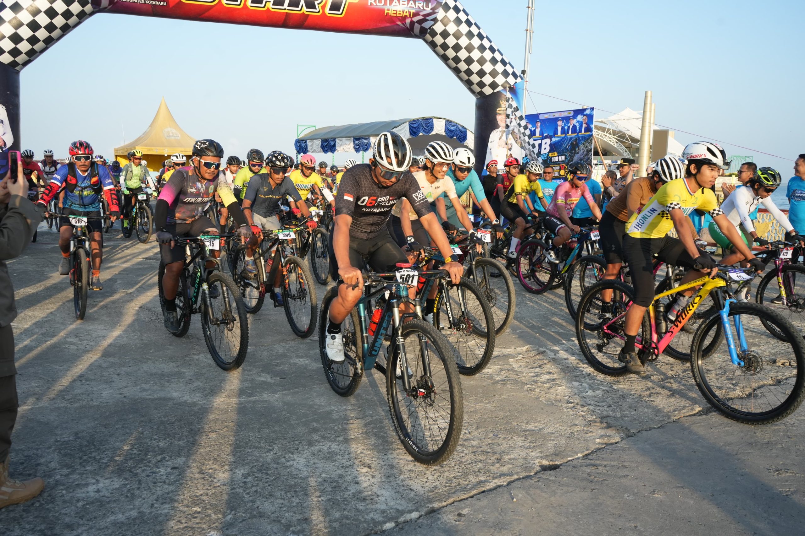 Wabup Syairi Lepas Peserta MTB Adventure 2026, Jelajahi Rute 100 Kilometer