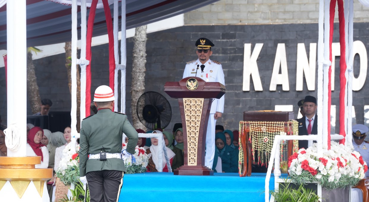 Upacara HUT ke-81 RI di Tanah Bumbu, Veteran dan Seniman Dapat Penghargaan