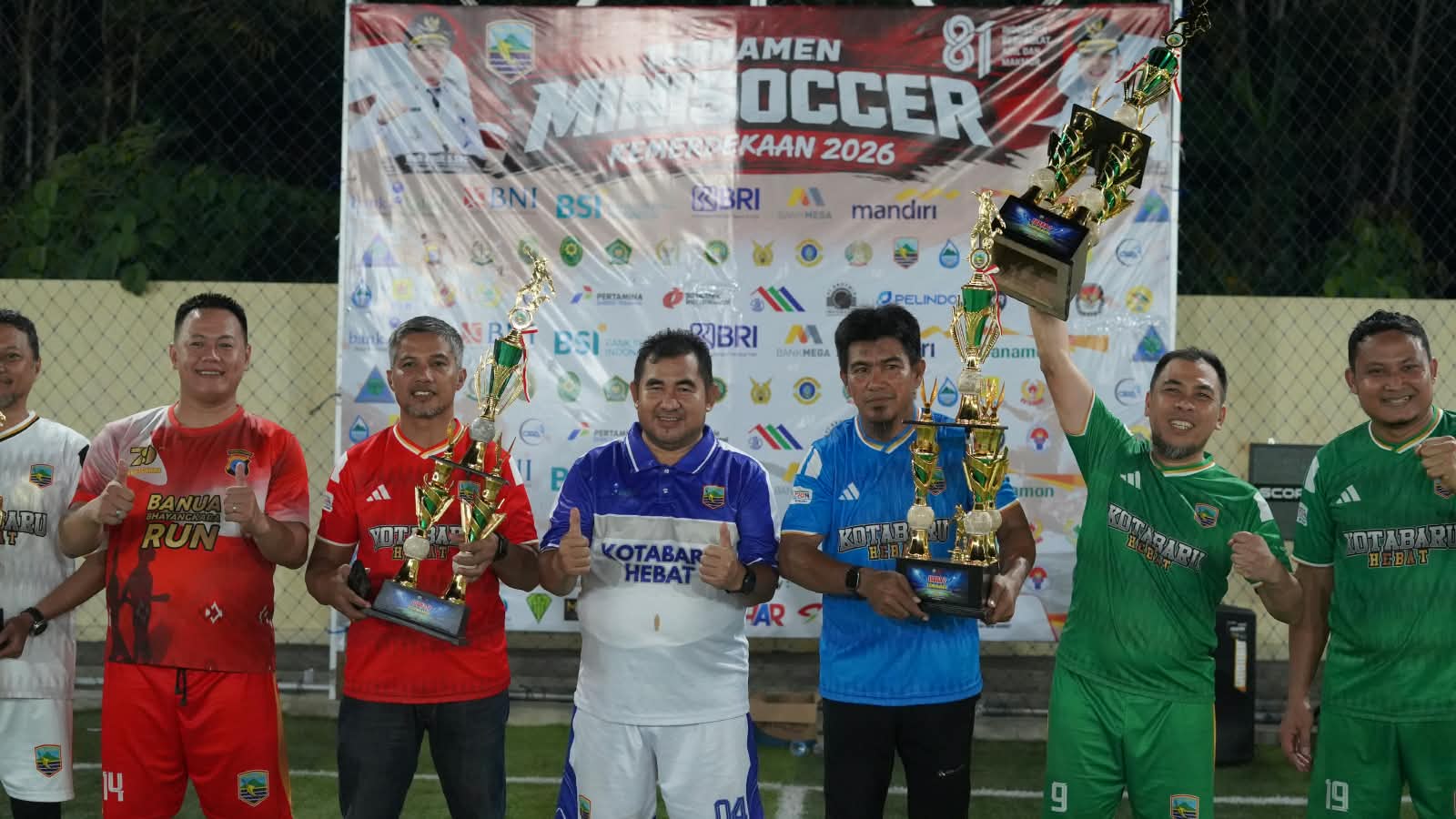 Semarak HUT RI ke-81, Turnamen Minisoccer Kotabaru Jadi Ajang Perkuat Kebersamaan