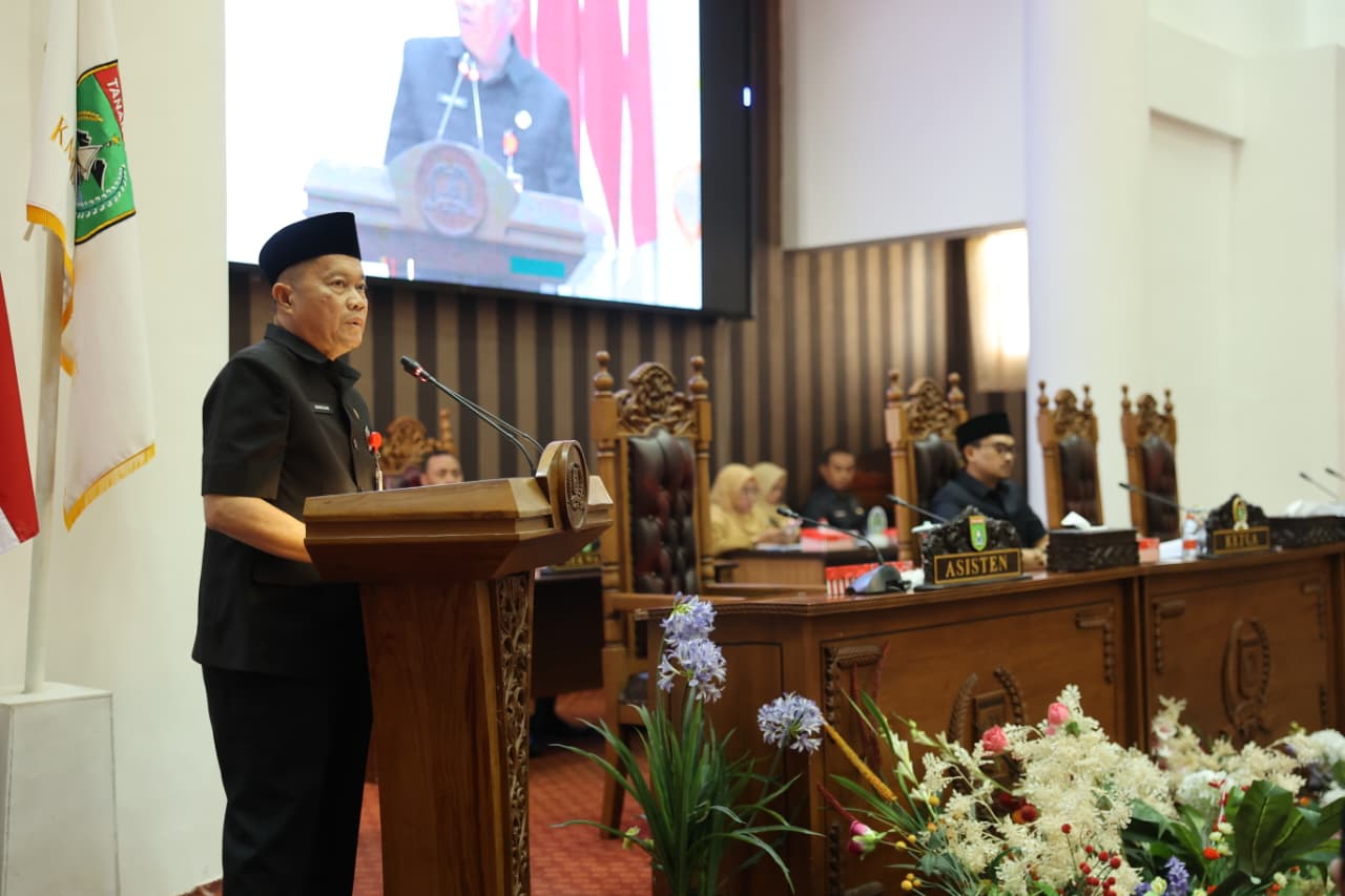 RPAPBD 2026 Tanah Bumbu Disampaikan dalam Rapat Paripurna DPRD