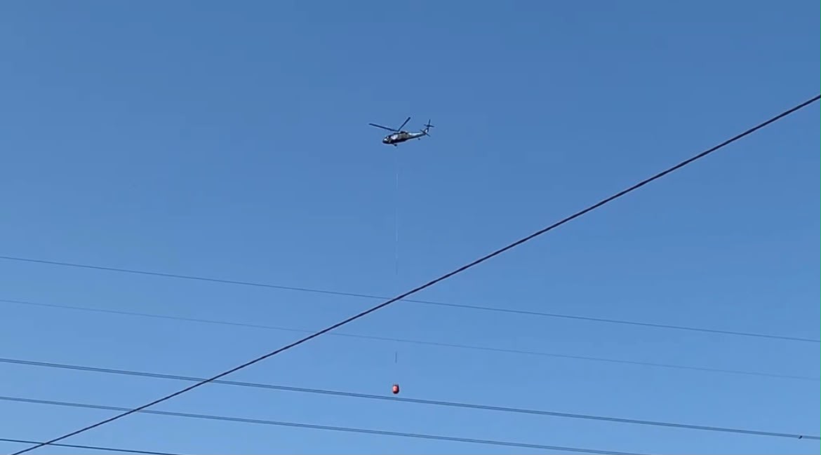 Karhutla di Batulicin, BPBD Tanah Bumbu Turunkan Helikopter Water Bombing
